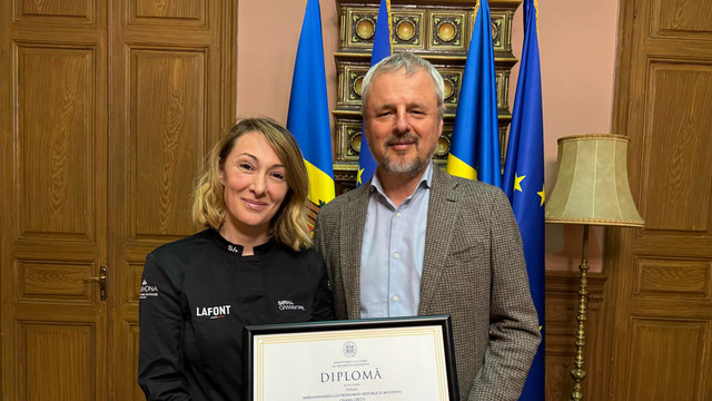 Oxana Crețu, prima ambasadoare a gastronomiei Republicii Moldova în Franța