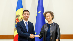 Mihai Popșoi, întrevedere cu noua ambasadoare a Franței la Chișinău. Parcursul european al Republicii Moldova și sprijinul consecvent al Franței, în discuții 