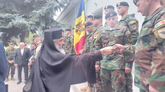 FOTO | Episcopul de Bălți al Mitropoliei Basarabiei, PS Antonie, a binecuvântat militarii Armatei Naționale, pentru misiunea „EUFOR ALTHEA” din Bosnia și Herțegovina