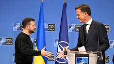 Volodimir Zelenski, la întâlnirea cu Mark Rutte: „Ucraina merită să devină al 33-lea membru al NATO”