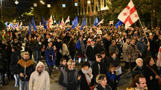 Manifestație pro-europeană la Tbilisi, în pragul scrutinului parlamentar