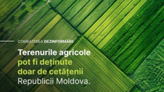 Ministerul Agriculturii dezminte falsul privind achiziția terenurilor agricole de către străini: „O încercare deliberată de a manipula opinia publică”