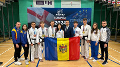 Luptătorii de taekwon-do din Republica Moldova au obținut opt medalii la Campionatul European din Marea Britanie