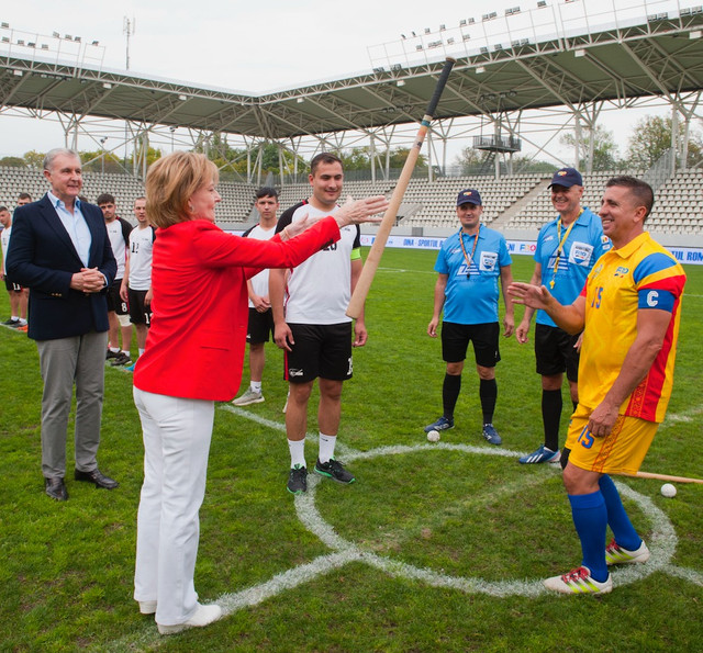 FOTO | Cupa Unirii la Oină. Echipe masculine și feminine din România și Republica Moldova și-au dat întâlnire la București