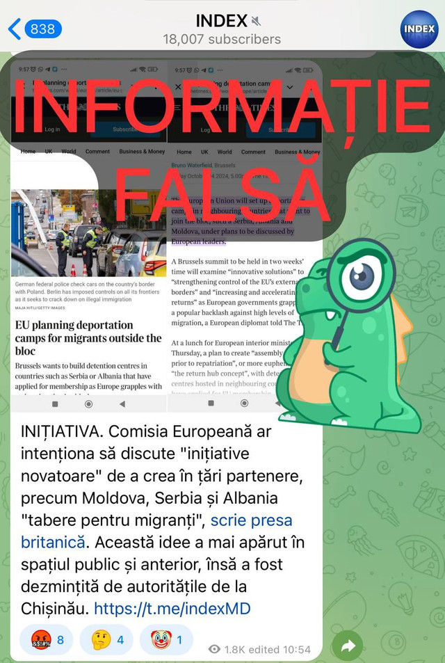 Autoritățile dezmint informațiile potrivit cărora Republica Moldova ar urma să găzduiască un centru pentru solicitanții de azil respinși și vizați de procedurile de expulzare