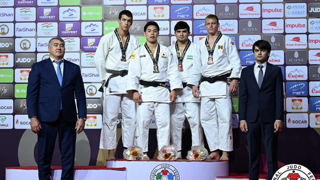 FOTO | Judocanul Vadim Ghimbovschi a cucerit medalia de bronz la Campionatul Mondial din Tadjikistan