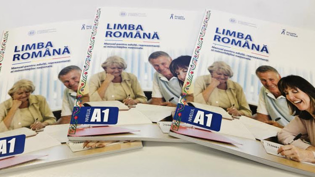 5000 de manuale de limba română, donate cursanților înscriși în cadrul Programul național de studiere a limbii române