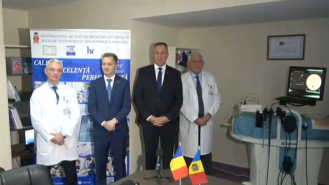 Guvernul României a donat USMF „Nicolae Testemițanu” un simulator performant pentru chirurgia minim invazivă în urologie