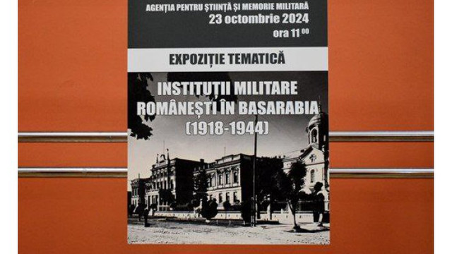 FOTO | Expoziția „Instituții militare românești în Basarabia” a fost inaugurată la Chișinău