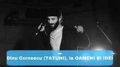 OAMENI ȘI IDEI | Dinu Cornescu: „Nu sunt niciodată limitat pe un singur stil, iar atuul meu e în spatele textului – e despre muzică și sunet”. Proiectul Tatuni pe scena de la Mediacor (VIDEO)