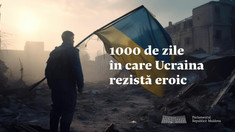 „Poporul ucrainean merită și trebuie să fie învingător, iar R. Moldova îi va fi alături și la bine și la greu”. Mesajul lui Igor Grosu la o mie de zile de război în Ucraina