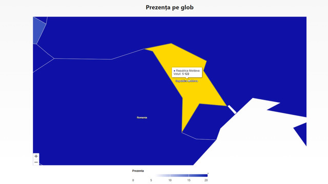 Câți cetățeni români din Republica Moldova au votat în prima zi de la deschiderea urnelor pentru alegerile prezidențiale din România