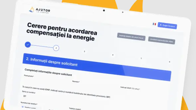 De astăzi, cetățenii se pot înregistra pentru compensații la energie