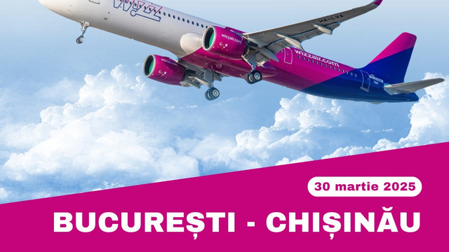 O companie aeriană low-cost va opera curse zilnice pe ruta Chișinău - București 