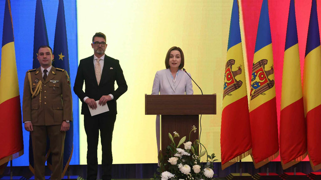 Maia Sandu, la receptia prilejuită de Ziua Nationale a României: Astăzi, mai mult ca oricând, Republica Moldova are nevoie de o Românie puternică