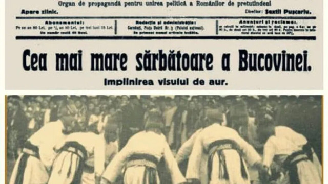 28 noiembrie 2024, 106 ani de la ziua în care s-a proclamat unirea Bucovinei cu România. Contextul istoric și social