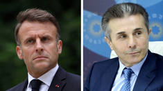 Emmanuel Macron a discutat cu fondatorul partidului „Visul Georgian”, Bidzina Ivanișvili, despre soluționarea crizei politice din Georgia
