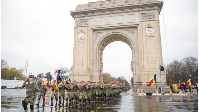 LIVE | Parada militară cu prilejul Zilei Naționale a României, la care defilează și militari din Republica Moldova