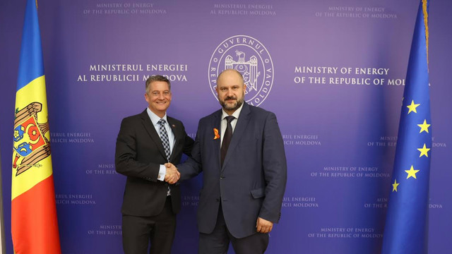 FOTO | Sprijinul necesar pentru depășirea crizei energetice, discutat de Victor Parlicov și însărcinatul cu afaceri al SUA în Moldova, Kevin Covert