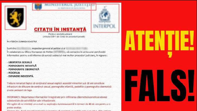 Poliția atenționează! Pe adresele electronice ale cetățenilor vin mesaje false cu logouri ale instituțiilor publice