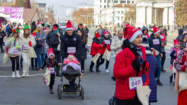 „Maratonul de Crăciun” 2024. Traficul rutier în centrul Chișinăului va fi sistat pentru căteva ore pe 14 decembrie