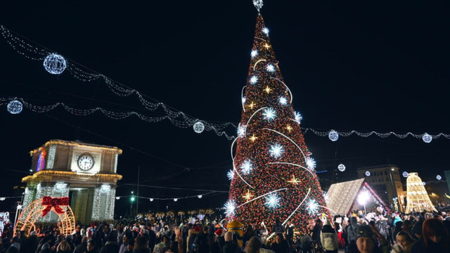 Programul evenimentelor din centrul Chișinăului în noaptea de Revelion
