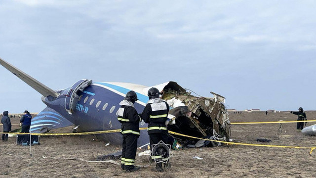 Nou bilanț după prăbușirea avionului Azerbaijan Airlines în Kazahstan: 29 de supraviețuitori și 38 de morți