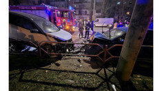 Șapte automobile au fost avariate în urma unui accident rutier produs în Chișinău