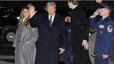 VIDEO | Donald Trump a ajuns la Washington, alături de Melania și Barron. Când are loc învestirea și cine e invitat