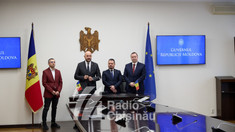 LIVE | Conferință de presă susținută de ministrul Infrastructurii și Dezvoltării Regionale al Republicii Moldova, Vladimir Bolea, și secretarul de stat la Ministerul Transporturilor și Infrastructurii din România, Irinel Ionel Scrioșteanu