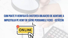 Cum își pot verifica cetățenii în regim online ce impozite pe venit au de achitat