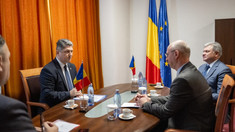 Secretarul CSS Stanislav Secrieru, vizită la București. Senatorul Titus Corlățean: „România rămâne puternic angajată în susținerea procesului de integrare europeană a Republicii Moldova”