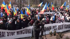 Protest la Președinție, organizat la inițiativa Partidului Socialiștilor