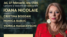 Scriitoarea română Ioana Nicolae vine la Chișinău, în cadrul poiectului multianual „Dialoguri culturale”. Programul evenimentelor 