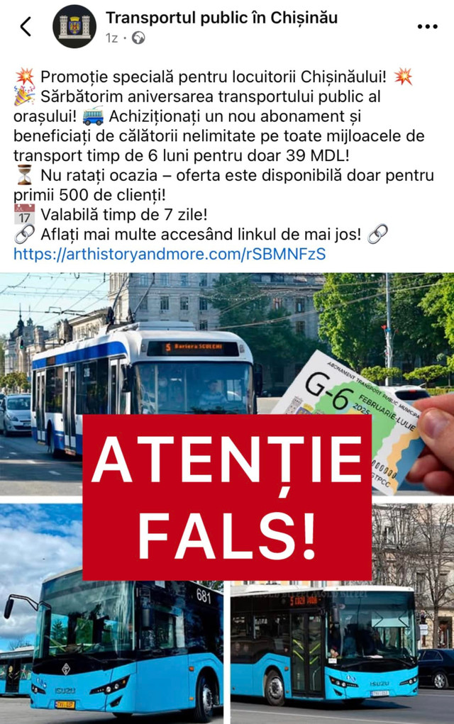 Atenție, FALS! RTEC nu vinde abonamente la preț redus