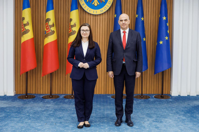 Cristina Gherasimov a avut o întrevedere cu Alain Berset. Progresele înregistrate de R. Moldova în domeniile democrației, drepturilor omului și statului de drept, în discuții