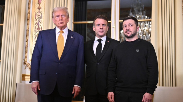 Emmanuel Macron și Volodimir Zelenski sunt așteptați duminică la Londra, după întâlnirea premierului britanic cu Trump