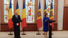 LIVE | Conferință de presă susținută de Președinta Republicii Moldova, Maia Sandu, și Președintele interimar al României, Ilie Bolojan