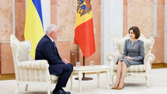 Maia Sandu a primit scrisorile de acreditare ale noului ambasador al Ucrainei în Republica Moldova
