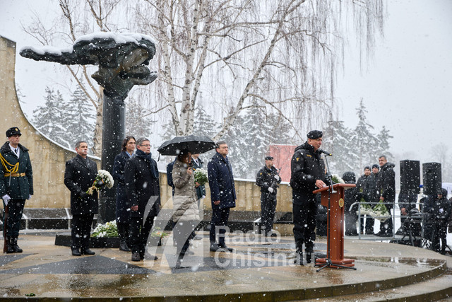 GALERIE FOTO | Maia Sandu, la 33 de ani de la războiul de pe Nistru: „Ne închinăm în fața jertfirii de sine, vitejiei și patriotismului” 