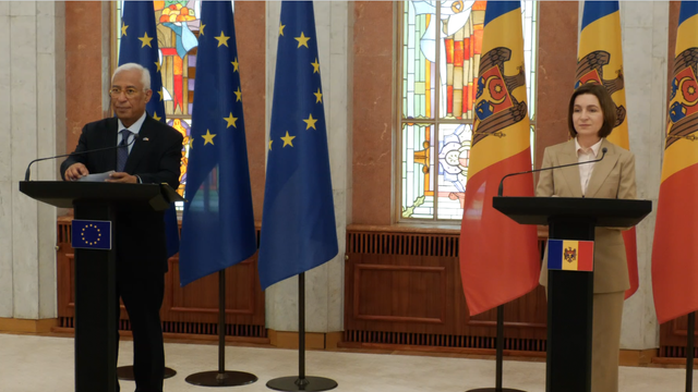 Uniunea Europeană va oferi Republicii Moldova 60 de milioane de euro pentru consolidarea apărării, anunță António Costa Uniunea Europeană va oferi Republicii Moldova 60 de milioane de euro pentru consolidarea apărării, anunță António Costa