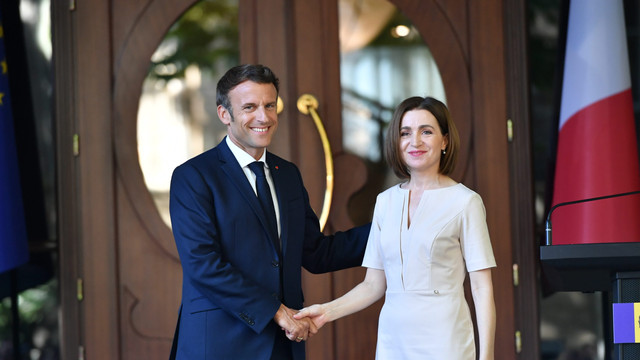 Maia Sandu efectuează o vizită de lucru în Franța. Președinta va avea o întrevedere oficială cu Emmanuel Macron