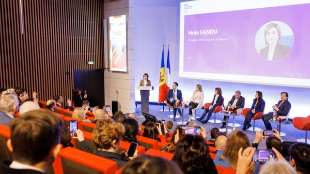 Maia Sandu, la Forumul de afaceri Republica Moldova-Franța: „Atunci când relațiile politice sunt puternice, legăturile economice, la fel, prosperă”