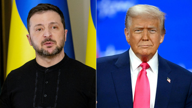 Volodimir Zelenski discută, astăzi, cu Donald Trump. Ce a spus liderul ucrainean despre negocierile din Arabia Saudită
