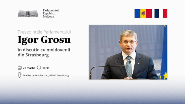 Igor Grosu participă la Conferința Europeană a Președinților de Parlament 