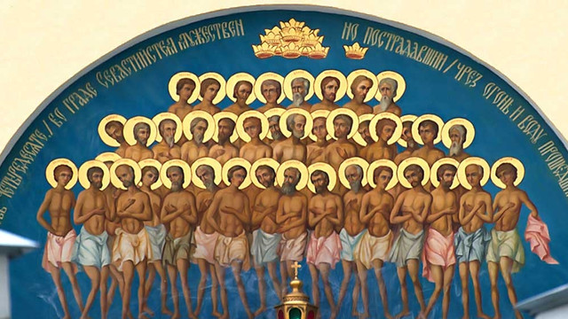 Creștinii ortodocși de stil vechi sărbătoresc ziua Sfinților 40 de mucenici Creștinii ortodocși de stil vechi sărbătoresc ziua Sfinților 40 de mucenici