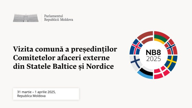 Președinții Comitetelor afaceri externe din Parlamentele NB8 vor efectua o vizită comună în Republica Moldova Președinții Comitetelor afaceri externe din Parlamentele NB8 vor efectua o vizită comună în Republica Moldova