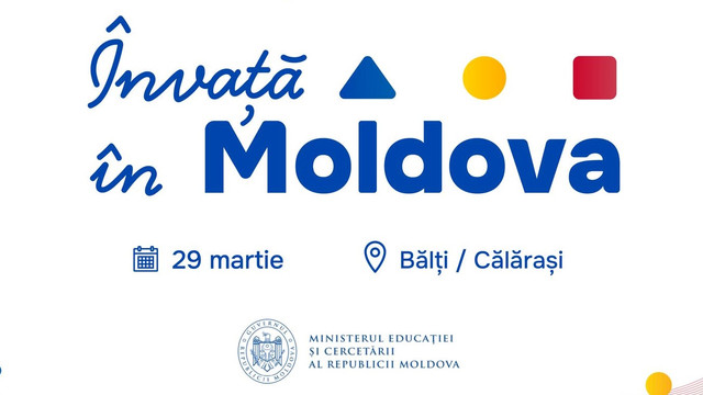 „Învață în Moldova”: MEC va desfășura în weekend târgul universităților la Bălți și Călărași „Învață în Moldova”: MEC va desfășura în weekend târgul universităților la Bălți și Călărași