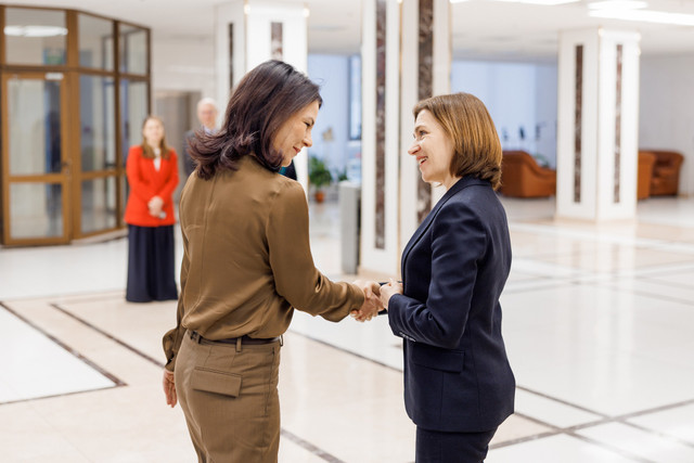 Maia Sandu a avut o întrevedere cu ministra de externe a Germaniei, Annalena Baerbock