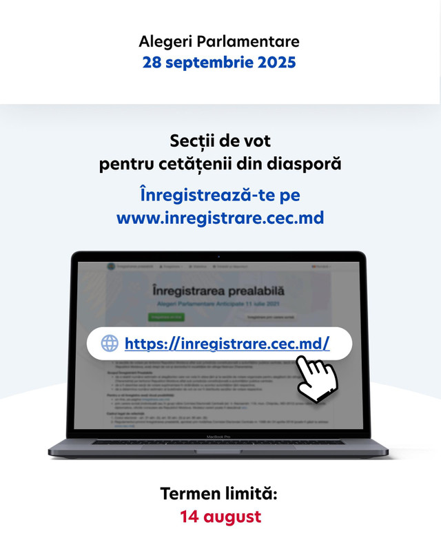 Igor Grosu îndeamnă cetățenii din diasporă să se înregistreze prealabil pentru alegerile parlamentare 